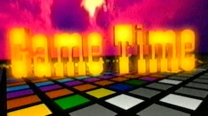 Logo van Game Time in 1999.